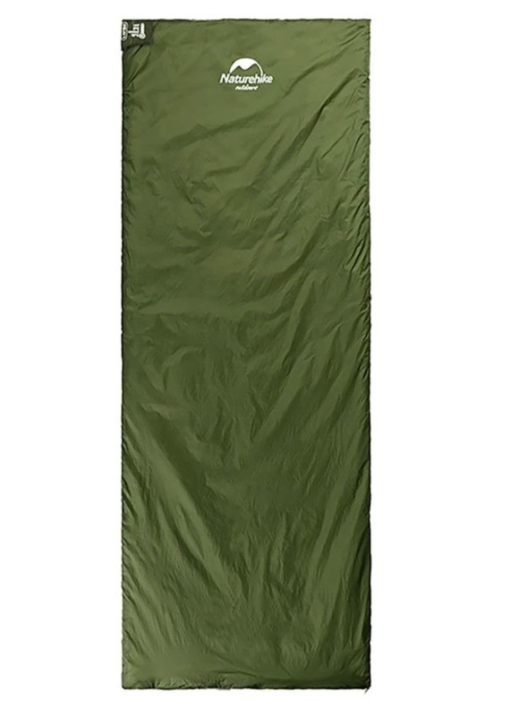 Спальник надлегкий Naturehike LW180 NH21MSD04 лівий, (15 ° C), pp XL, темно-зелений Фото 1